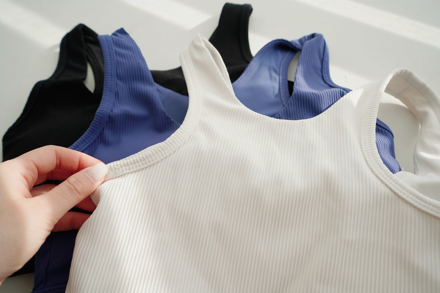 The Modern Button Sports Bra