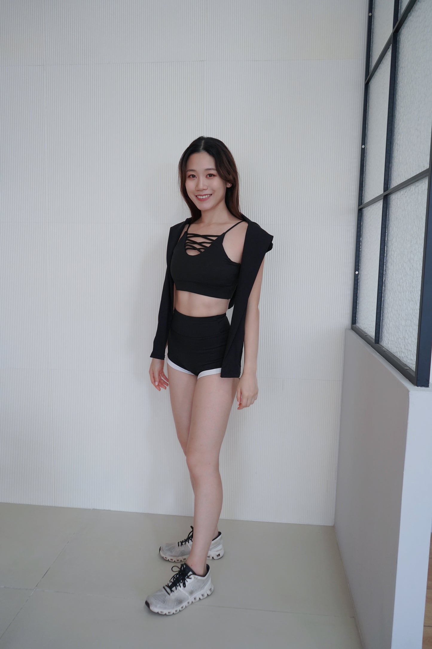 The Front Criss Cross Sports Bra