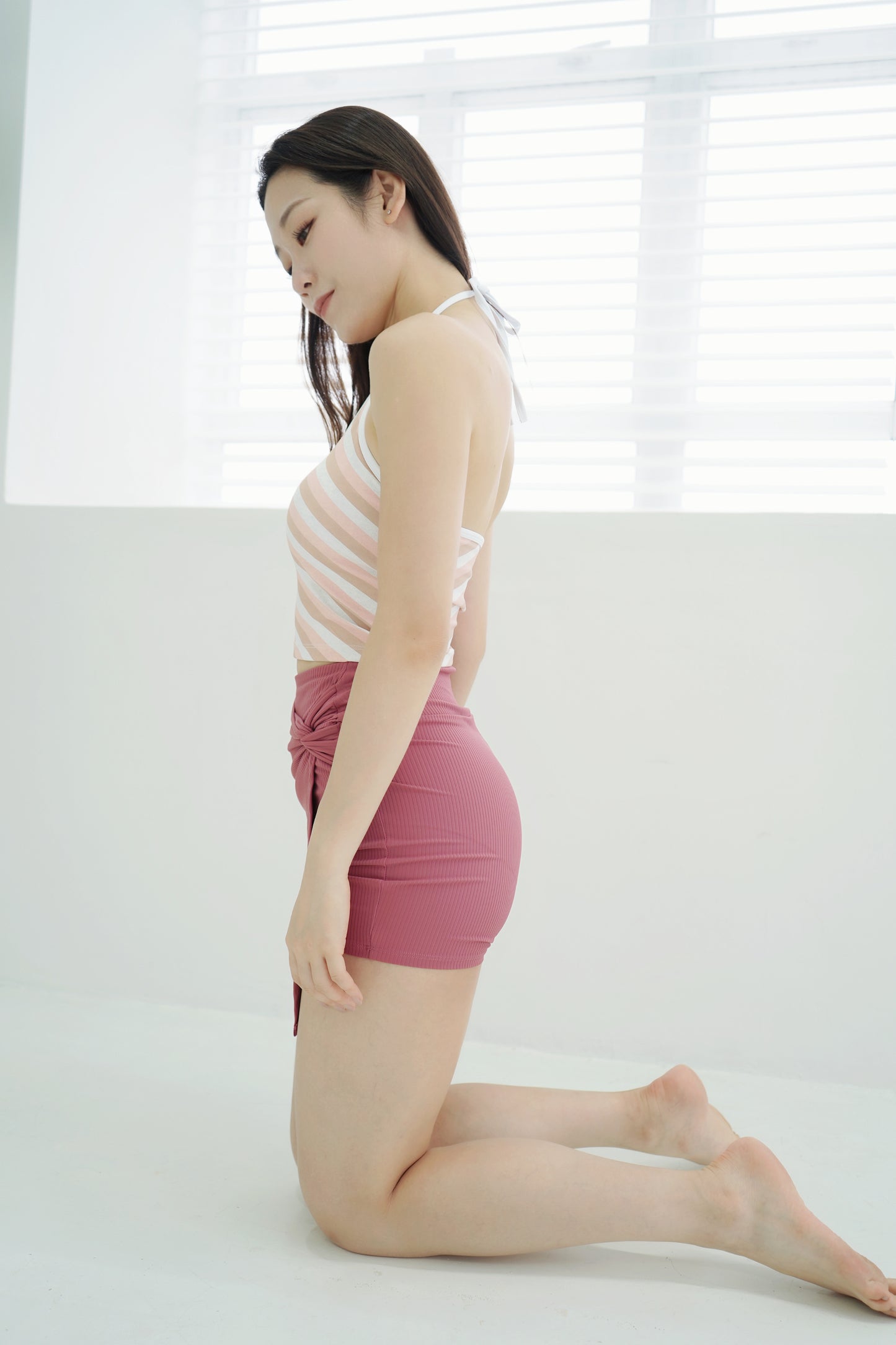 PREMIUM - Summer Abstract Stripe Top
