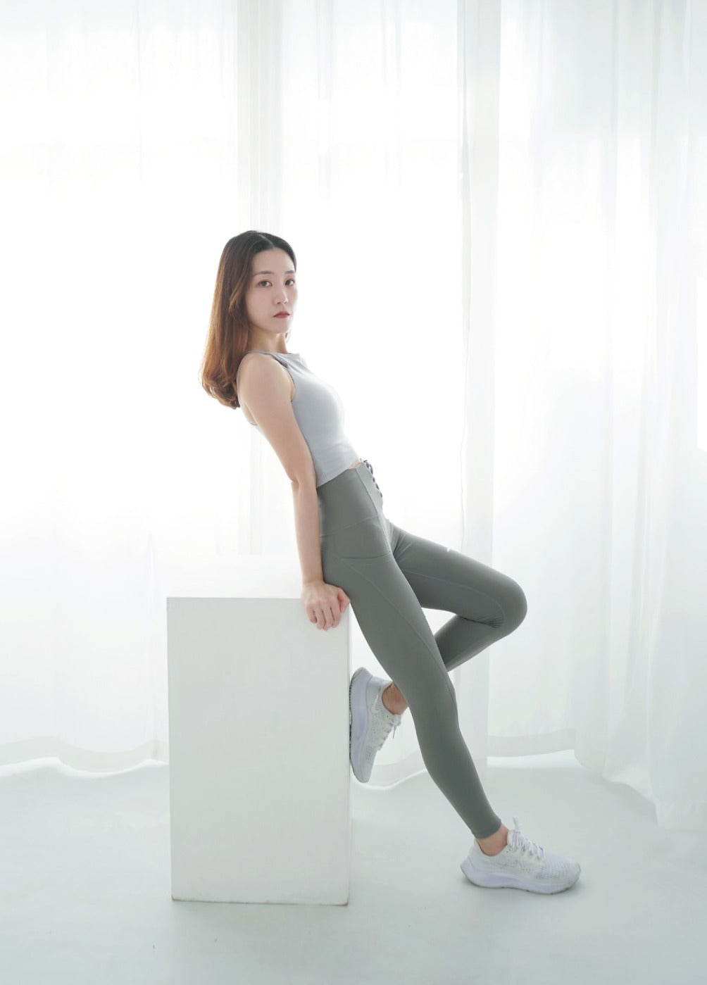The Petite High Neck Sports Bra