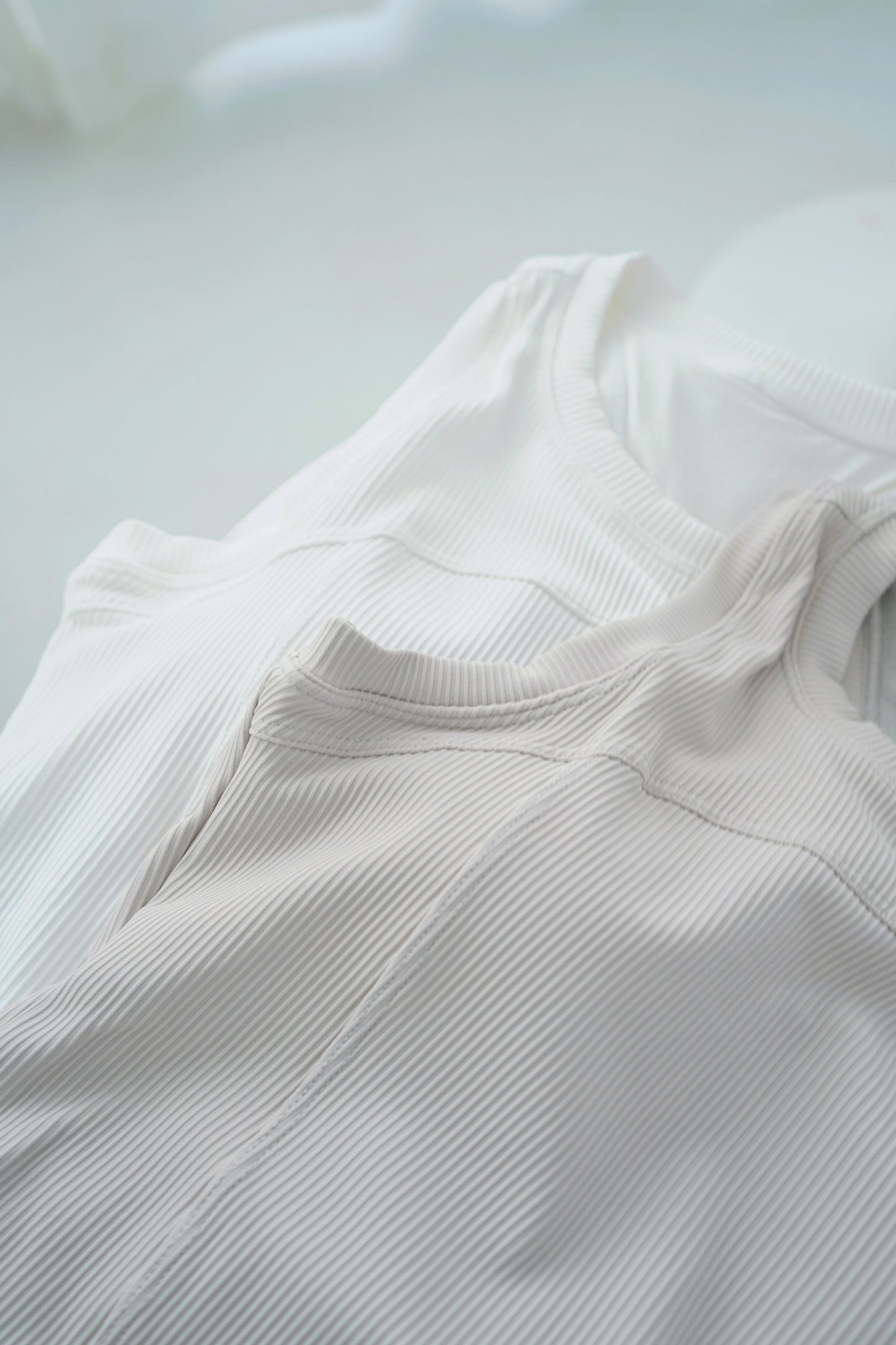 PREMIUM - The Whitey Ribbed Tank Top