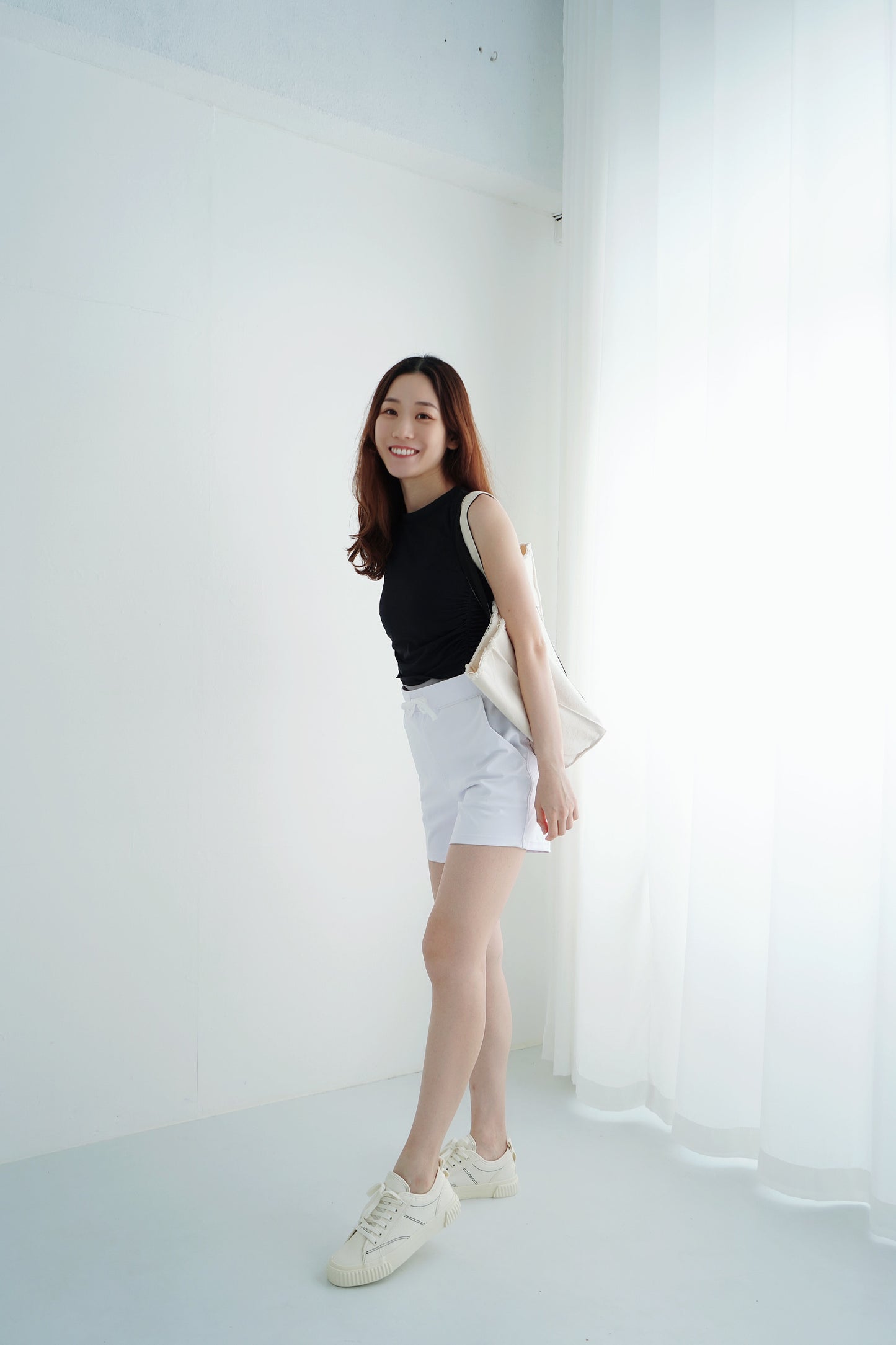 The Ruched Side Crop Tank