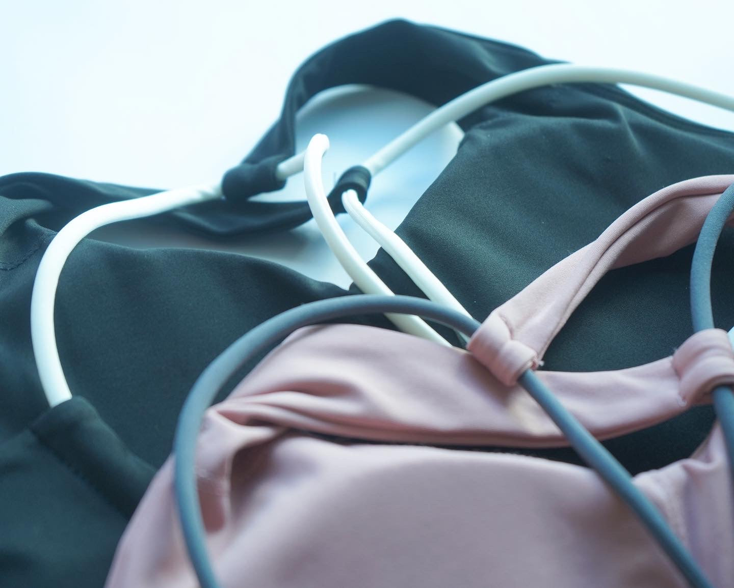 The Two Tone Cross Strappy Bra