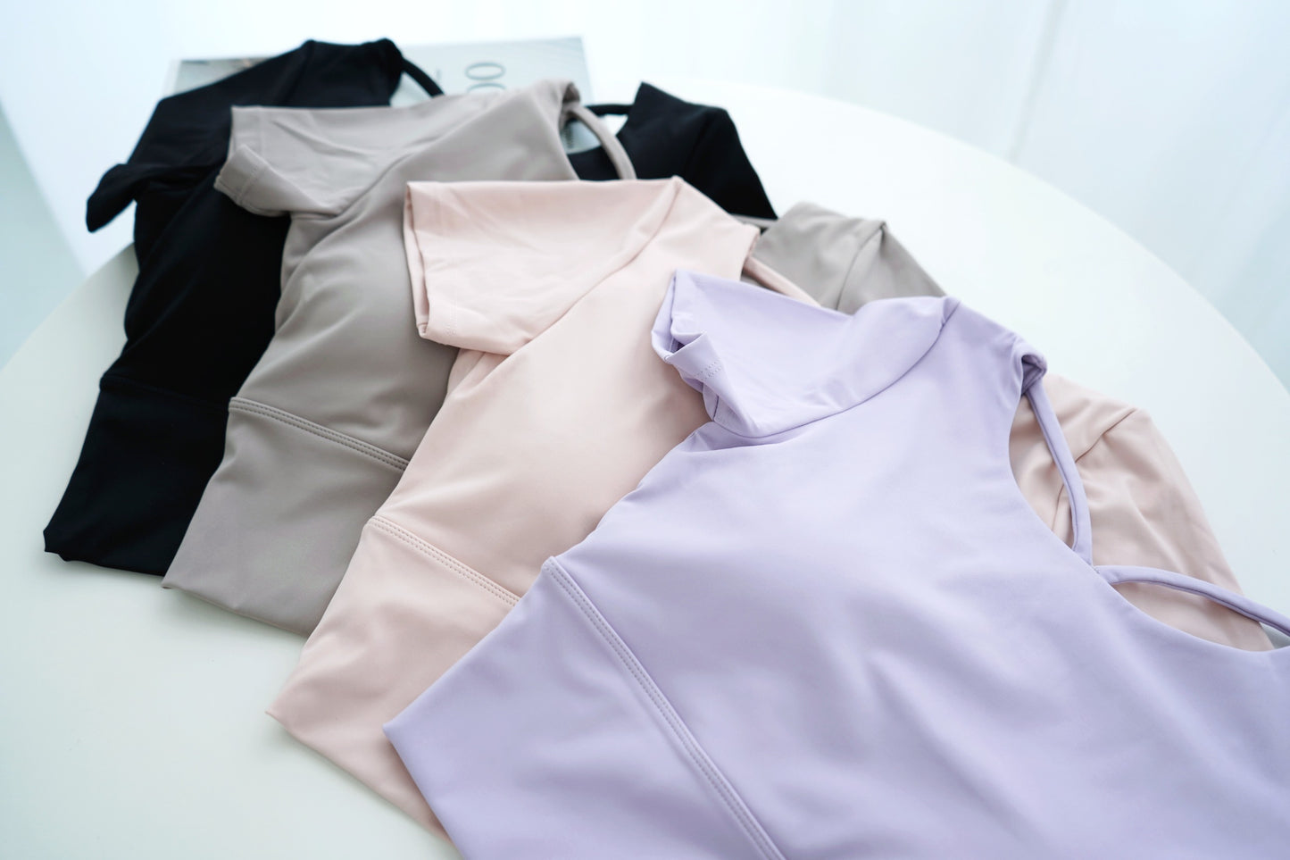 The Slim Y Back Short Sleeve Top