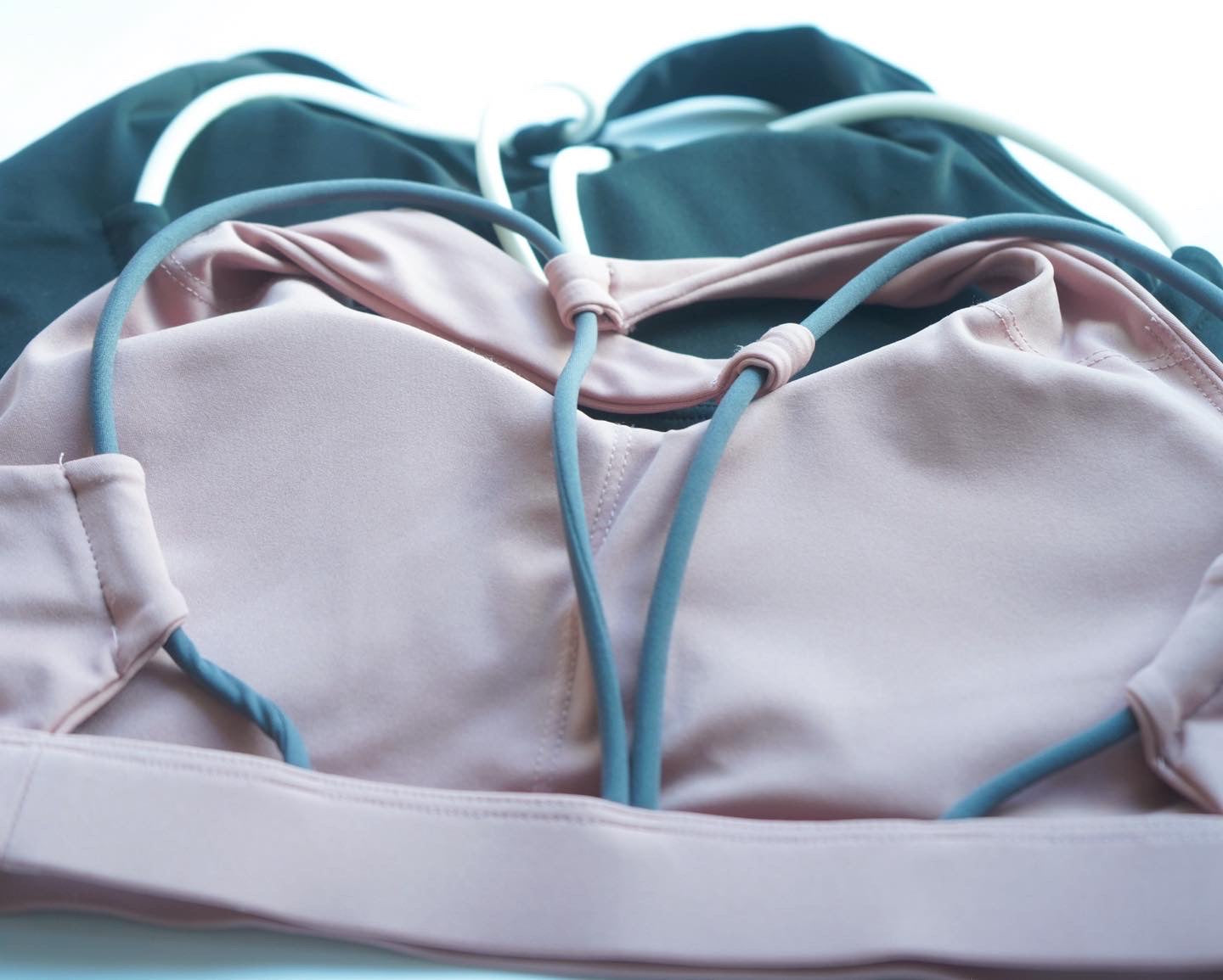 The Two Tone Cross Strappy Bra