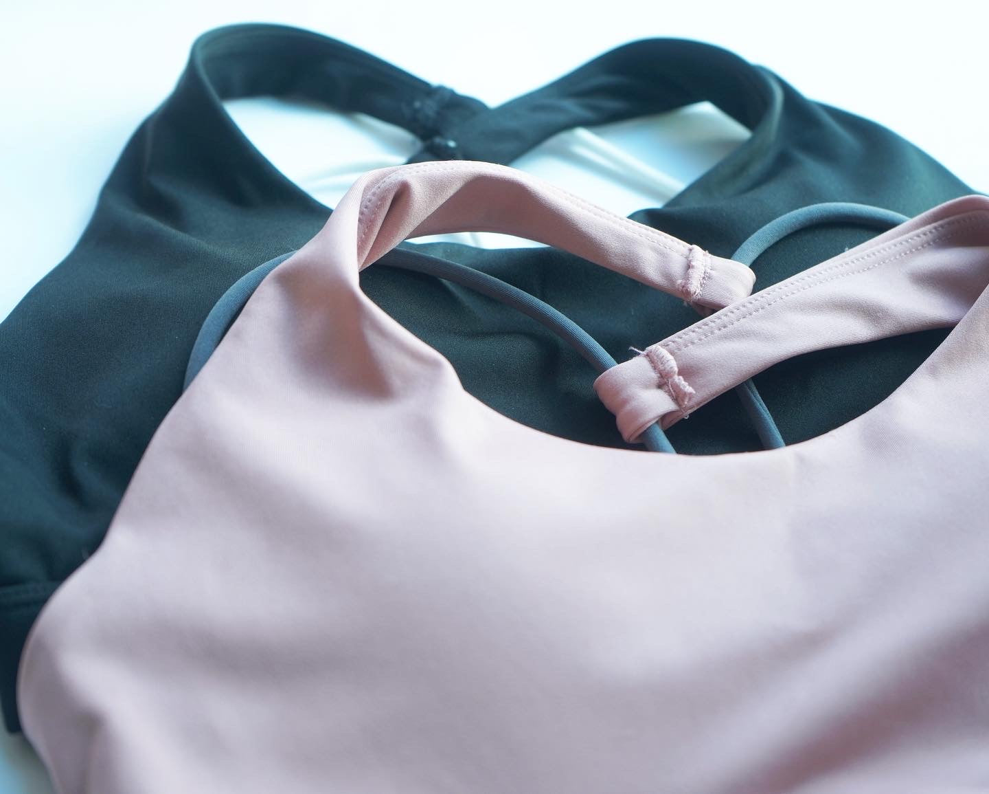 The Two Tone Cross Strappy Bra