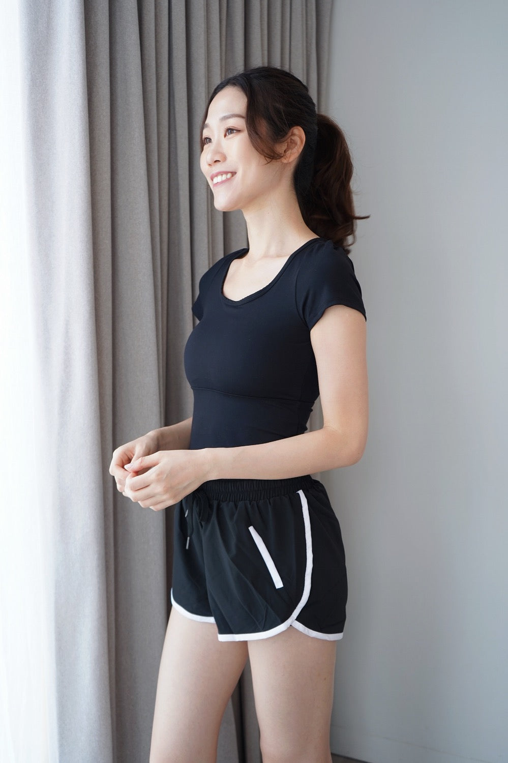 The Back Criss Cross Short Sleeve Top
