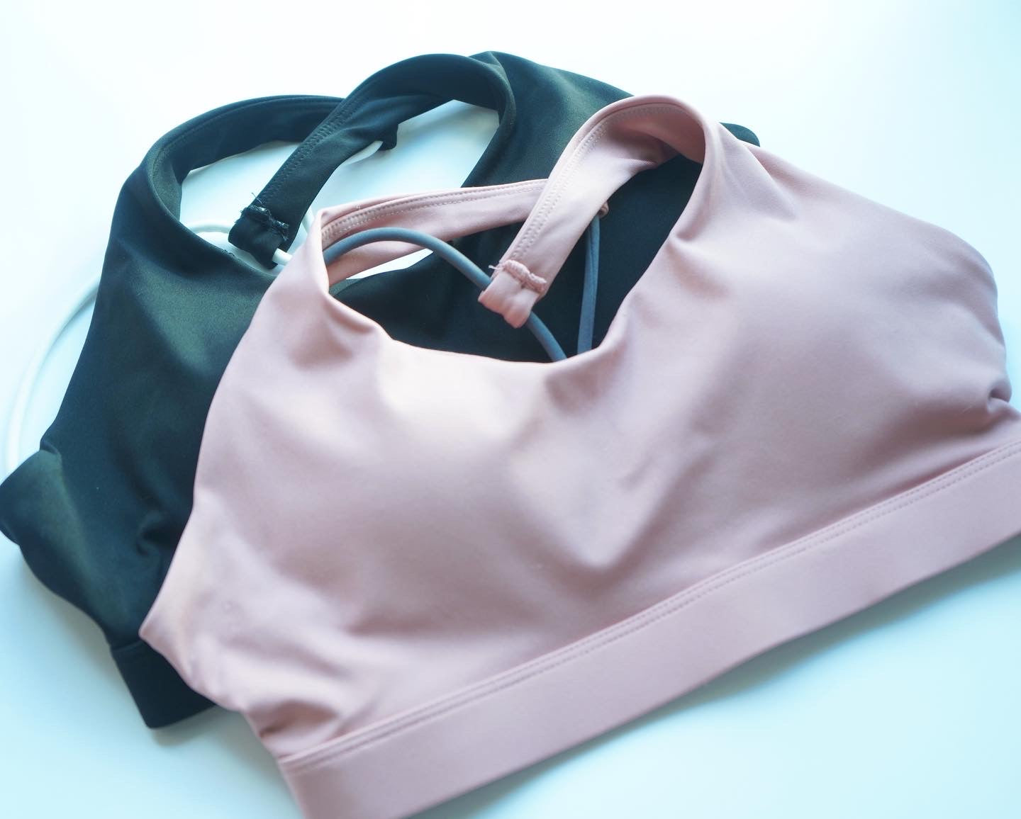 The Two Tone Cross Strappy Bra