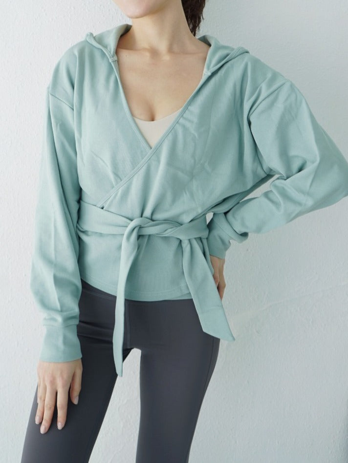 Pastel Wrap Hoodie
