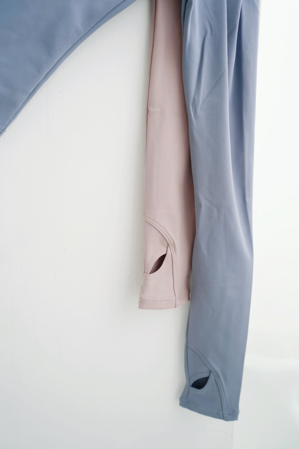 PREMIUM - Pastel Zipper Long Sleeve Top
