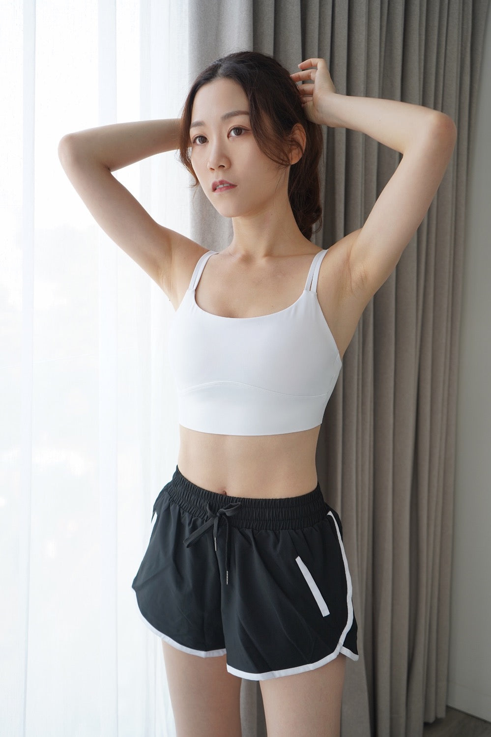 The Side Strip Shorts with Zip Pockets