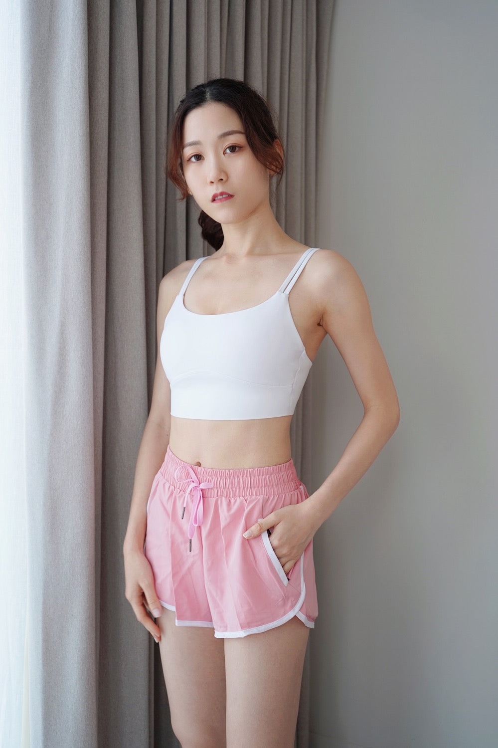 The Side Strip Shorts with Zip Pockets