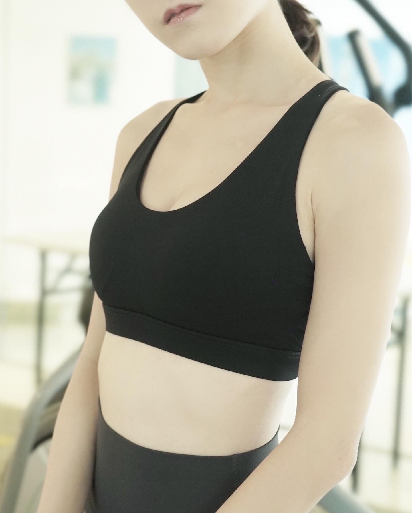 The Two Tone Cross Strappy Bra