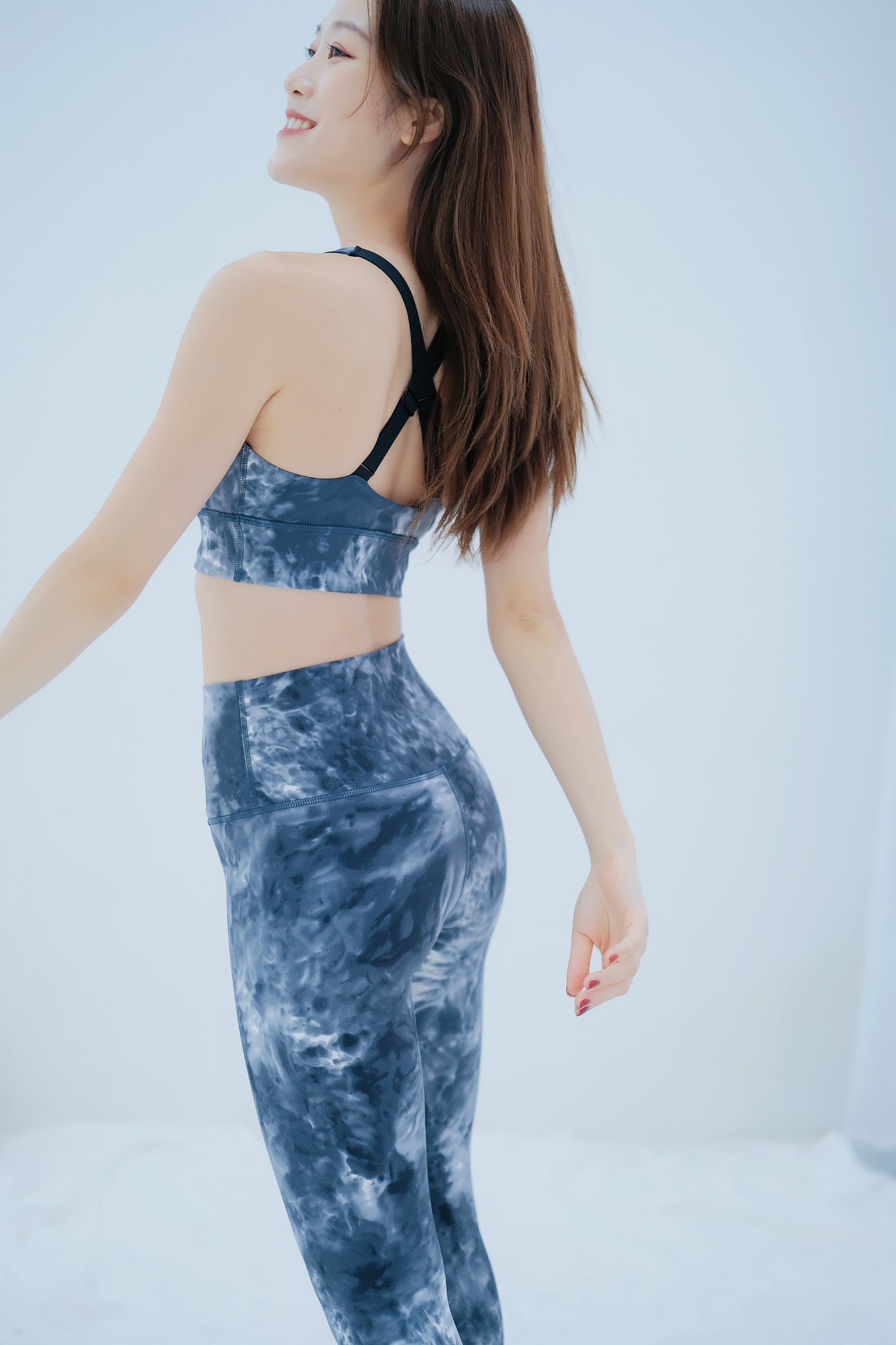 The Blue Series Dye Activewear Set