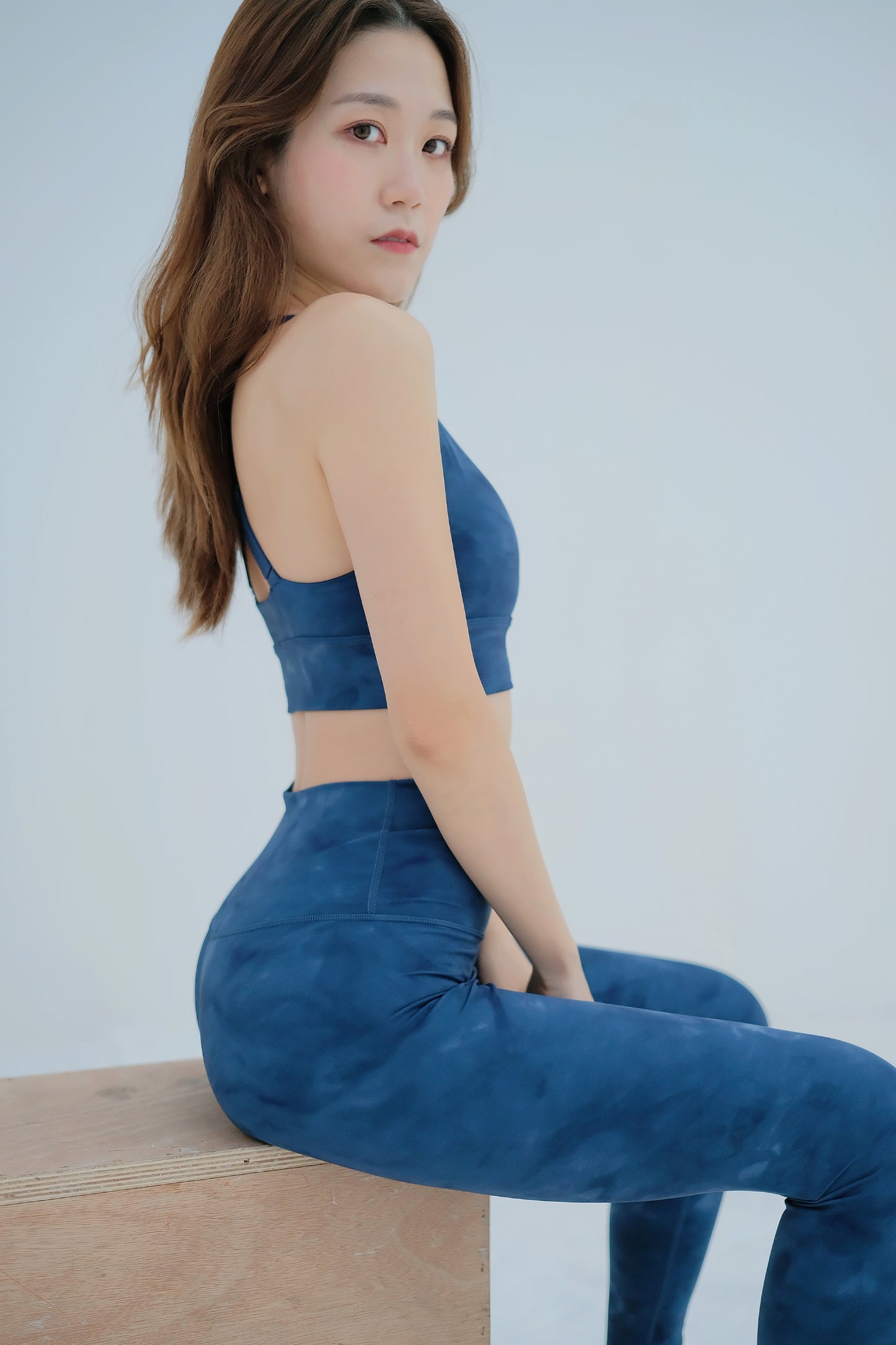 The Blue Series Dye Activewear Set