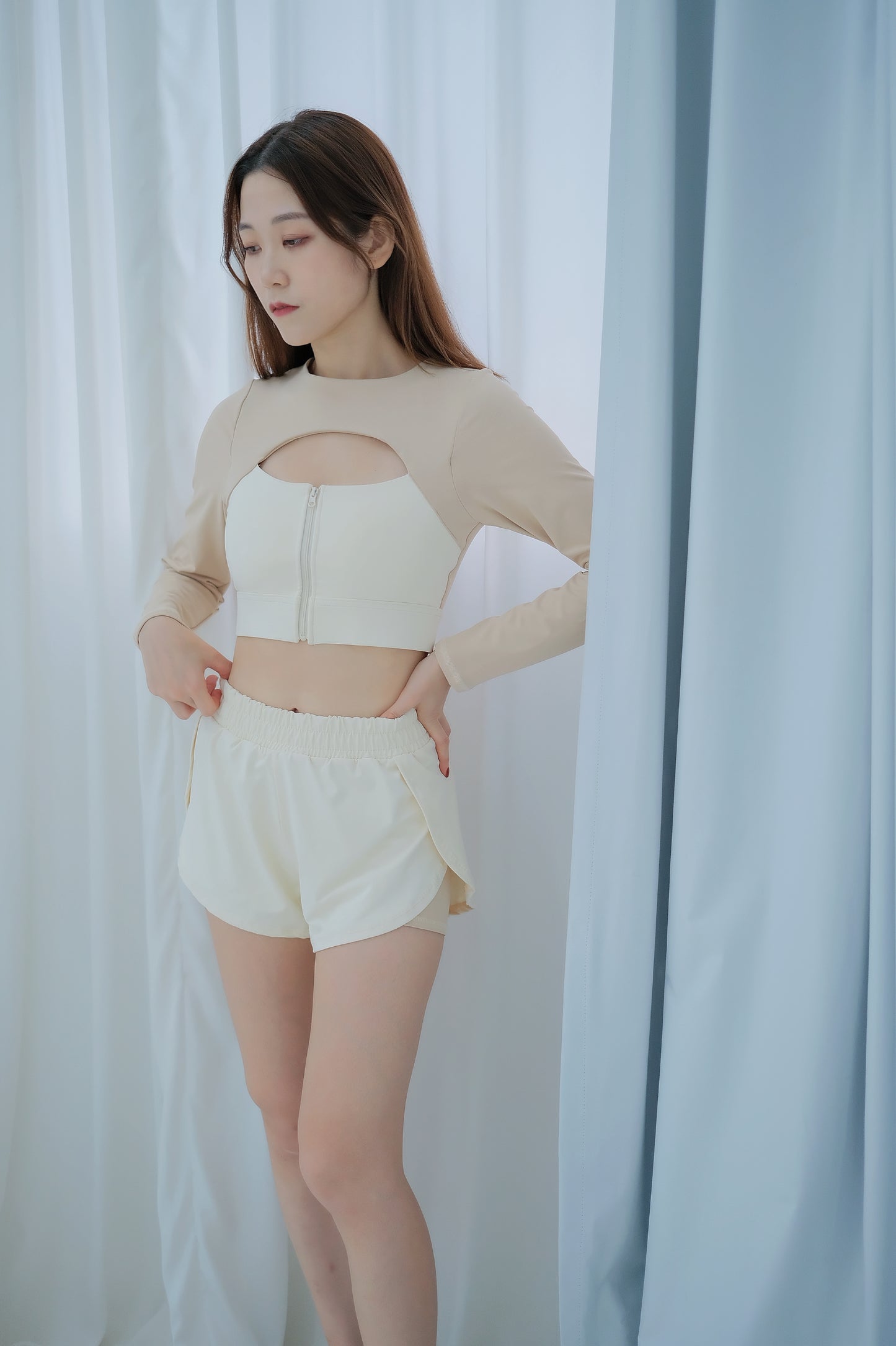 The Hottie Zipper Activewear Set