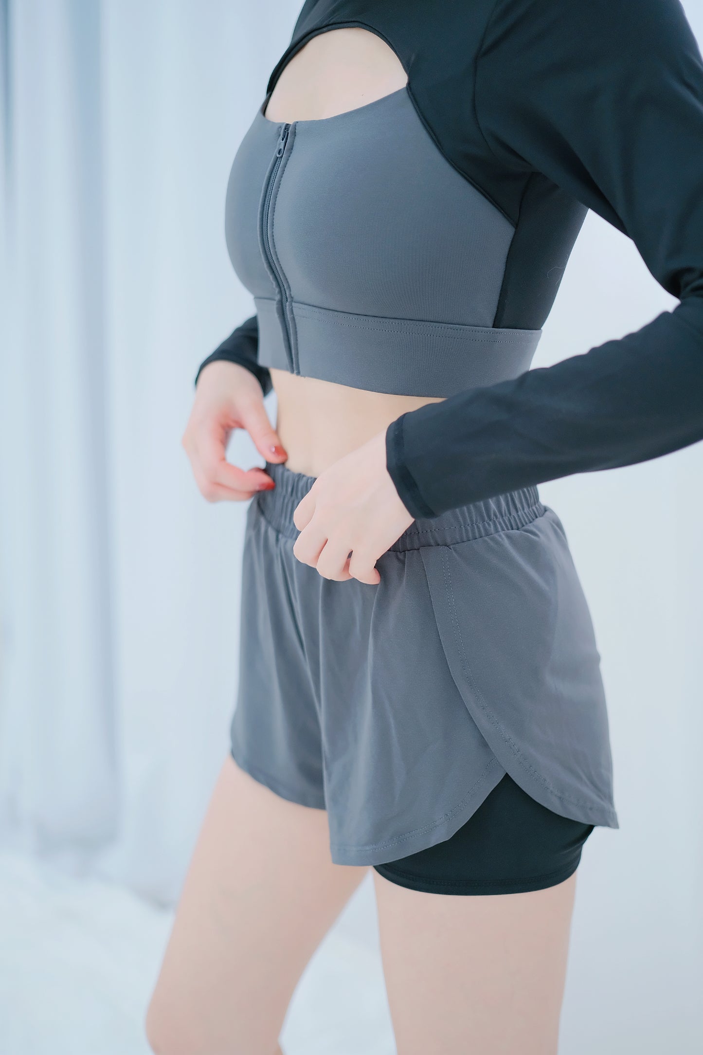 The Hottie Zipper Activewear Set
