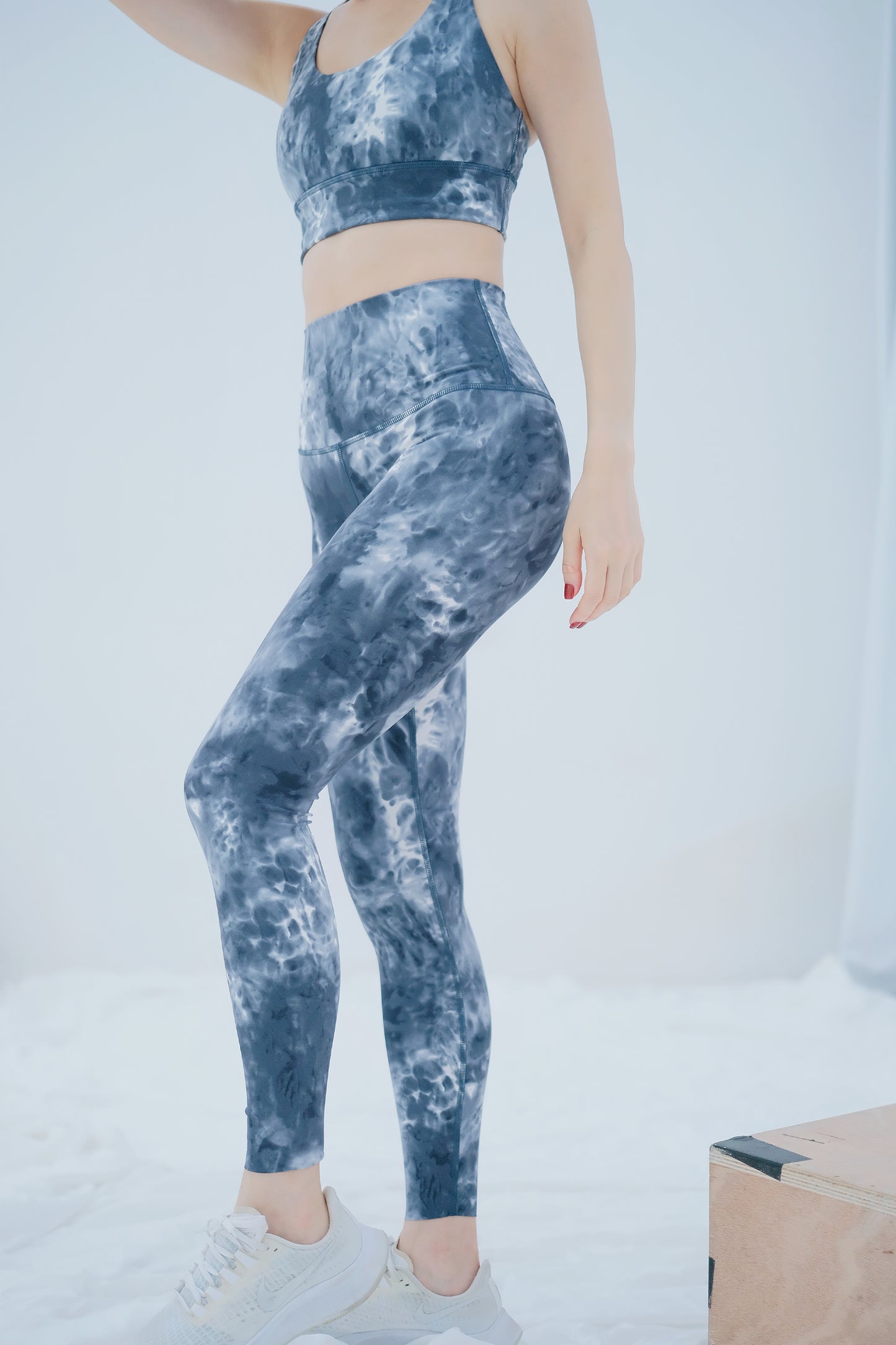 The Blue Series Dye Activewear Set