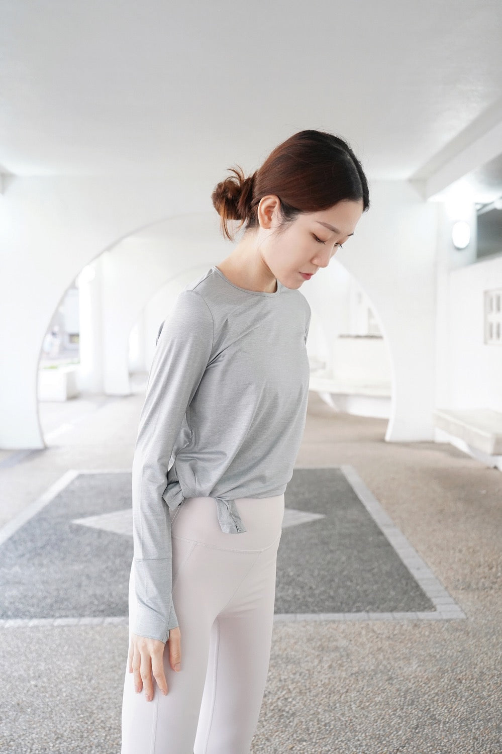 Asymmetric Long Sleeve Shirt