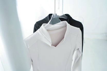 PREMIUM - The V Collar Long Sleeve Top