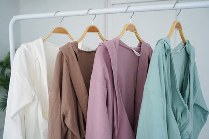 Pastel Wrap Hoodie