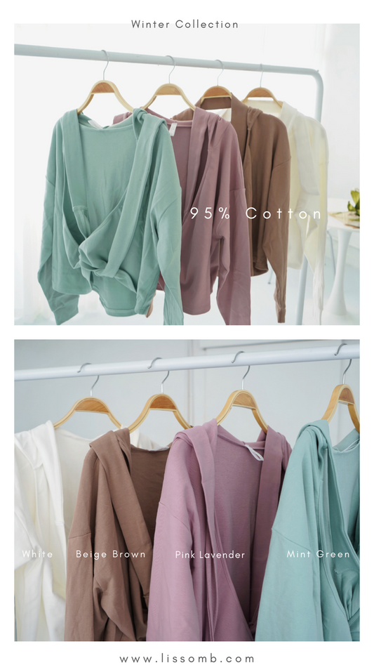 Pastel Wrap Hoodie
