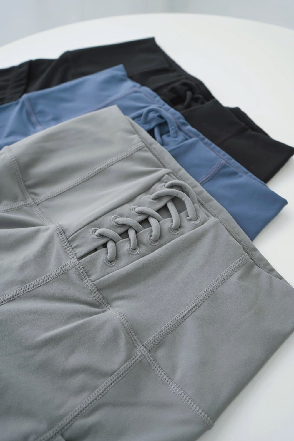The Corset Belt Leggings with Side Pockets