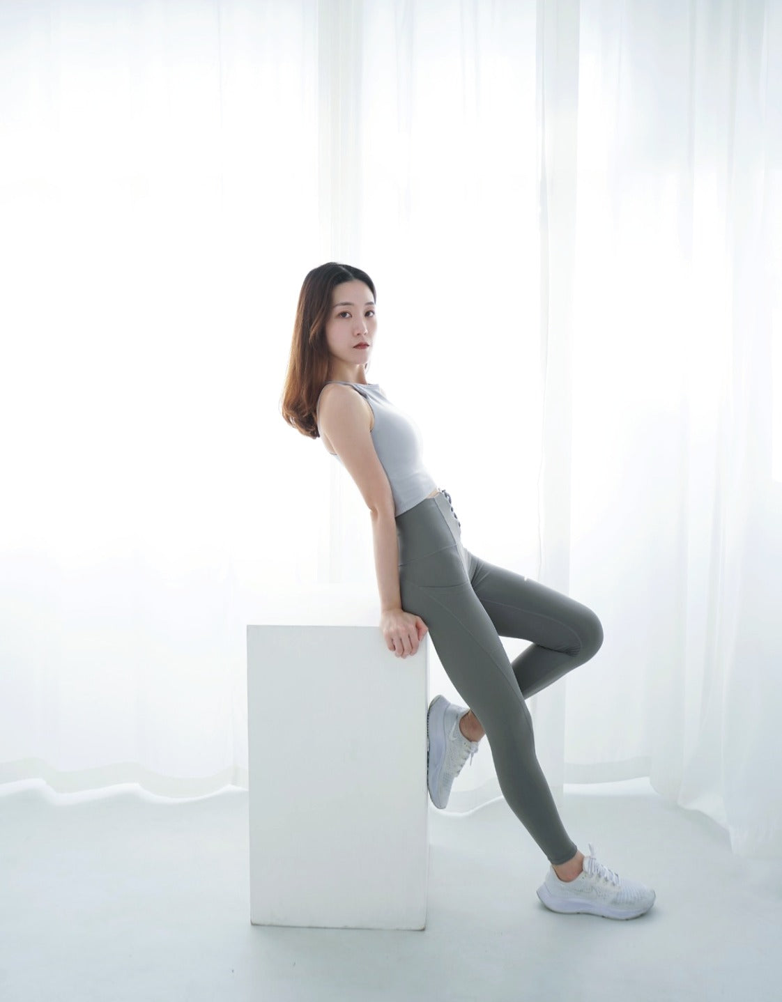 The Corset Belt Leggings with Side Pockets