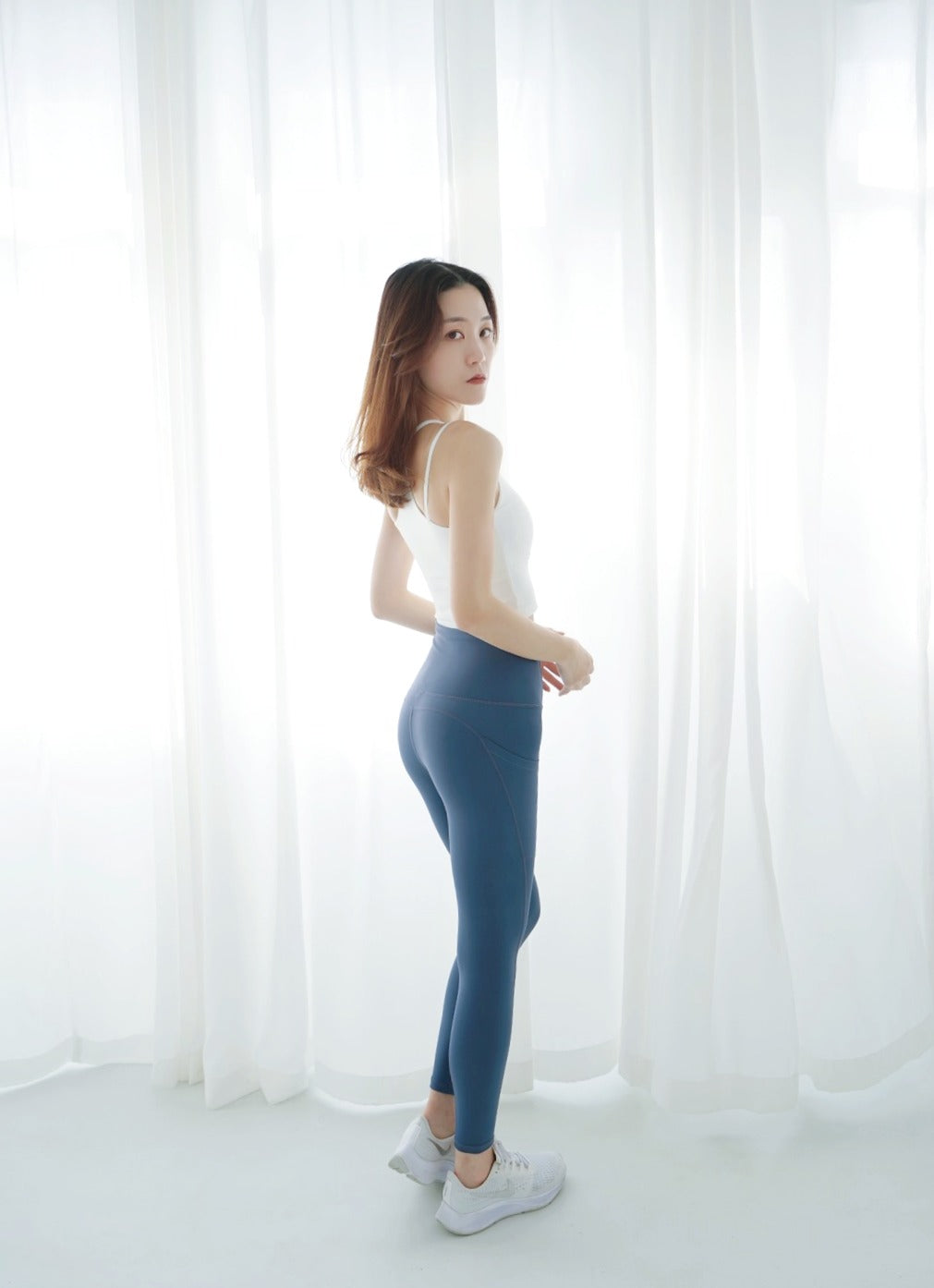 The Corset Belt Leggings with Side Pockets