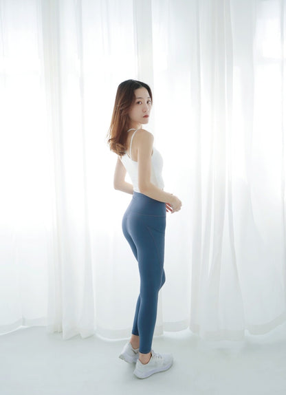 The Corset Belt Leggings with Side Pockets