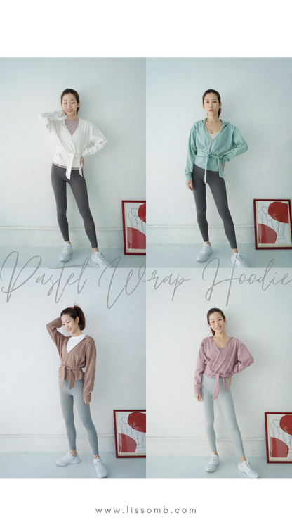 Pastel Wrap Hoodie