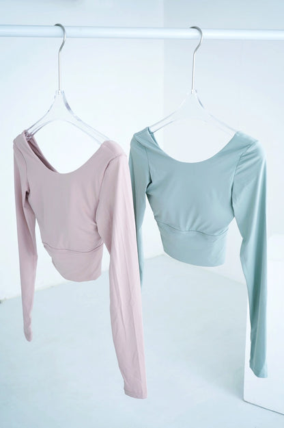 The Back Twist Long Sleeve Top