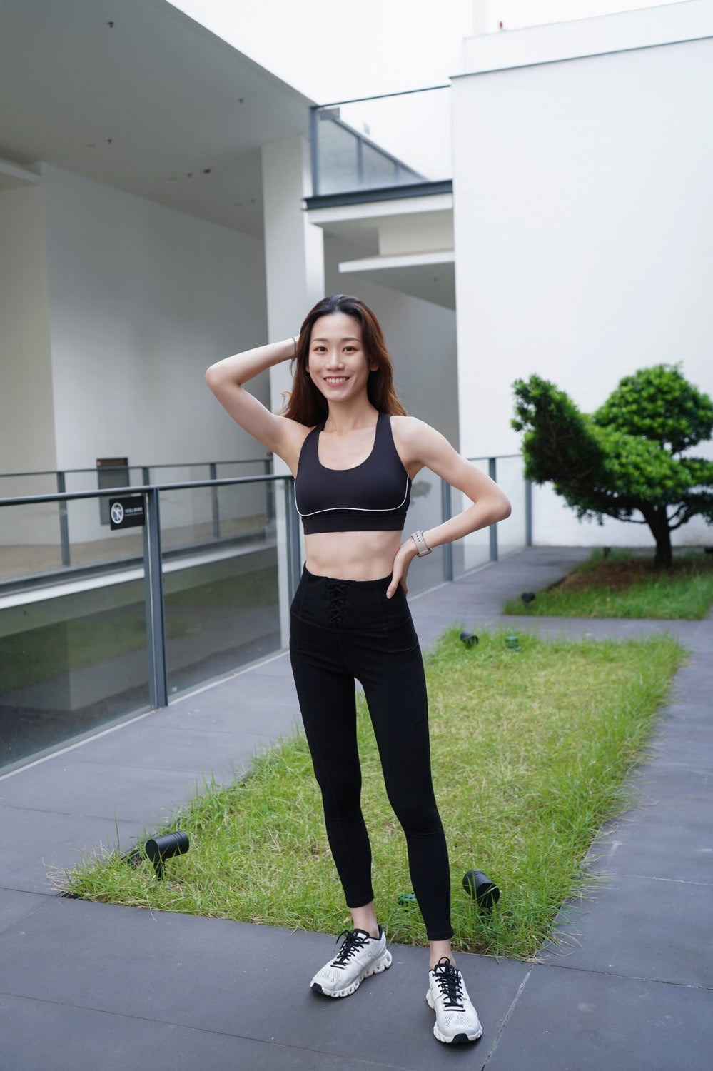 The Corset Belt Leggings with Side Pockets